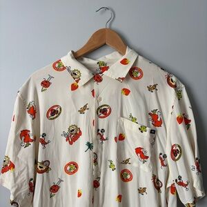 NWT Vans Off The Wall Button Up Shirt